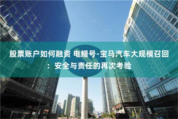 股票账户如何融资 电鳗号-宝马汽车大规模召回：安全与责任的再次考验