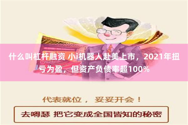 什么叫杠杆融资 小i机器人赴美上市，2021年扭亏为盈，但资产负债率超100%