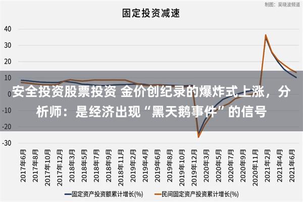 安全投资股票投资 金价创纪录的爆炸式上涨，分析师：是经济出现“黑天鹅事件”的信号