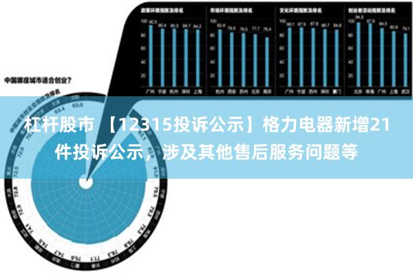 杠杆股市 【12315投诉公示】格力电器新增21件投诉公示，涉及其他售后服务问题等