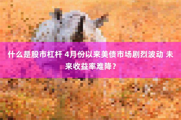 什么是股市杠杆 4月份以来美债市场剧烈波动 未来收益率难降？